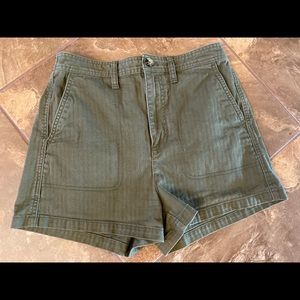 Madewell Olive Shorts Size Small